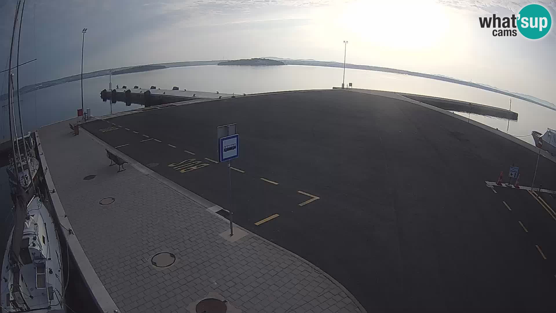 Tkon Live cam – ferry – Dalmatie – Croatie