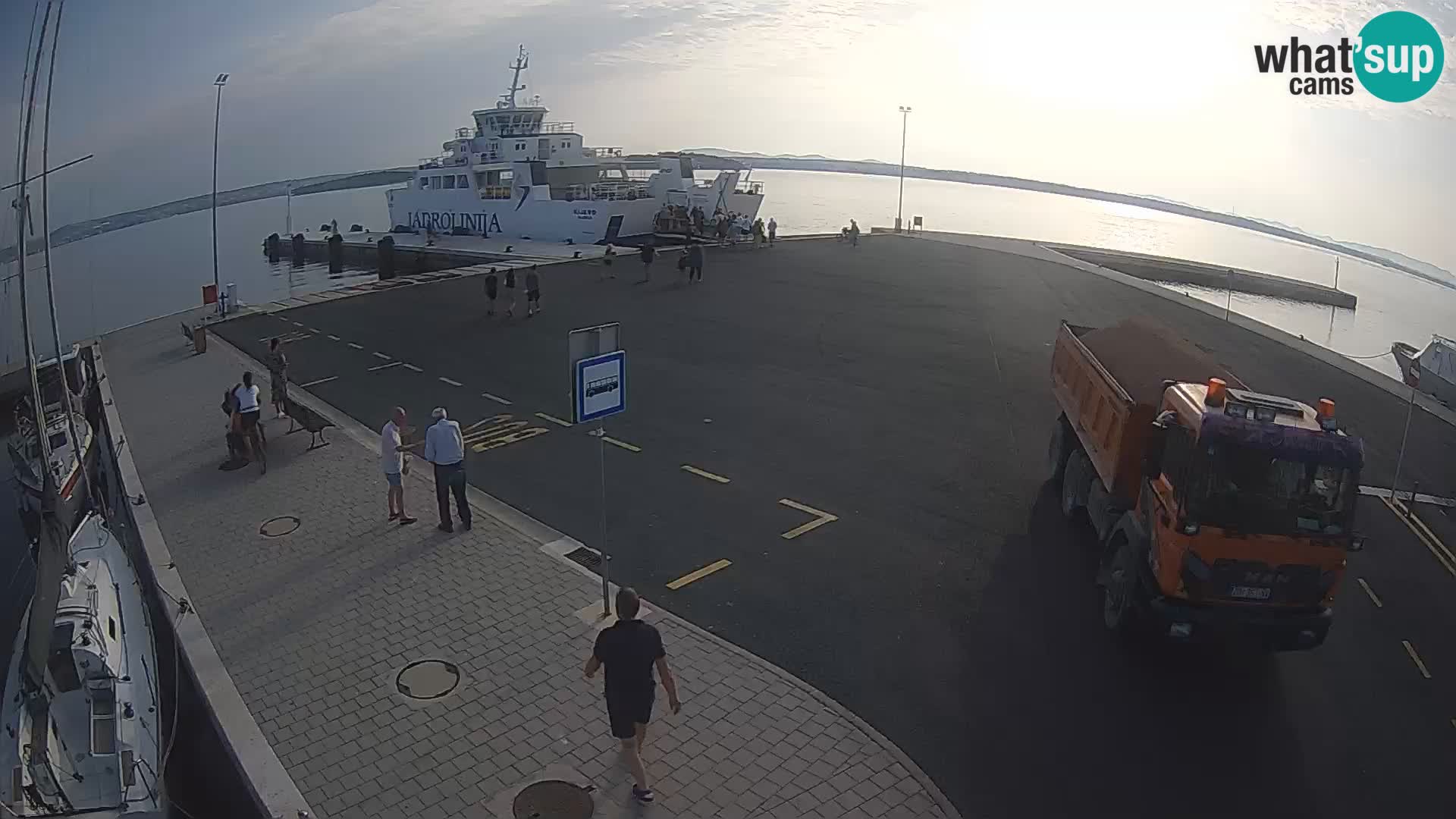 Tkon Live cam – traghetto – Dalmazia – Croazia