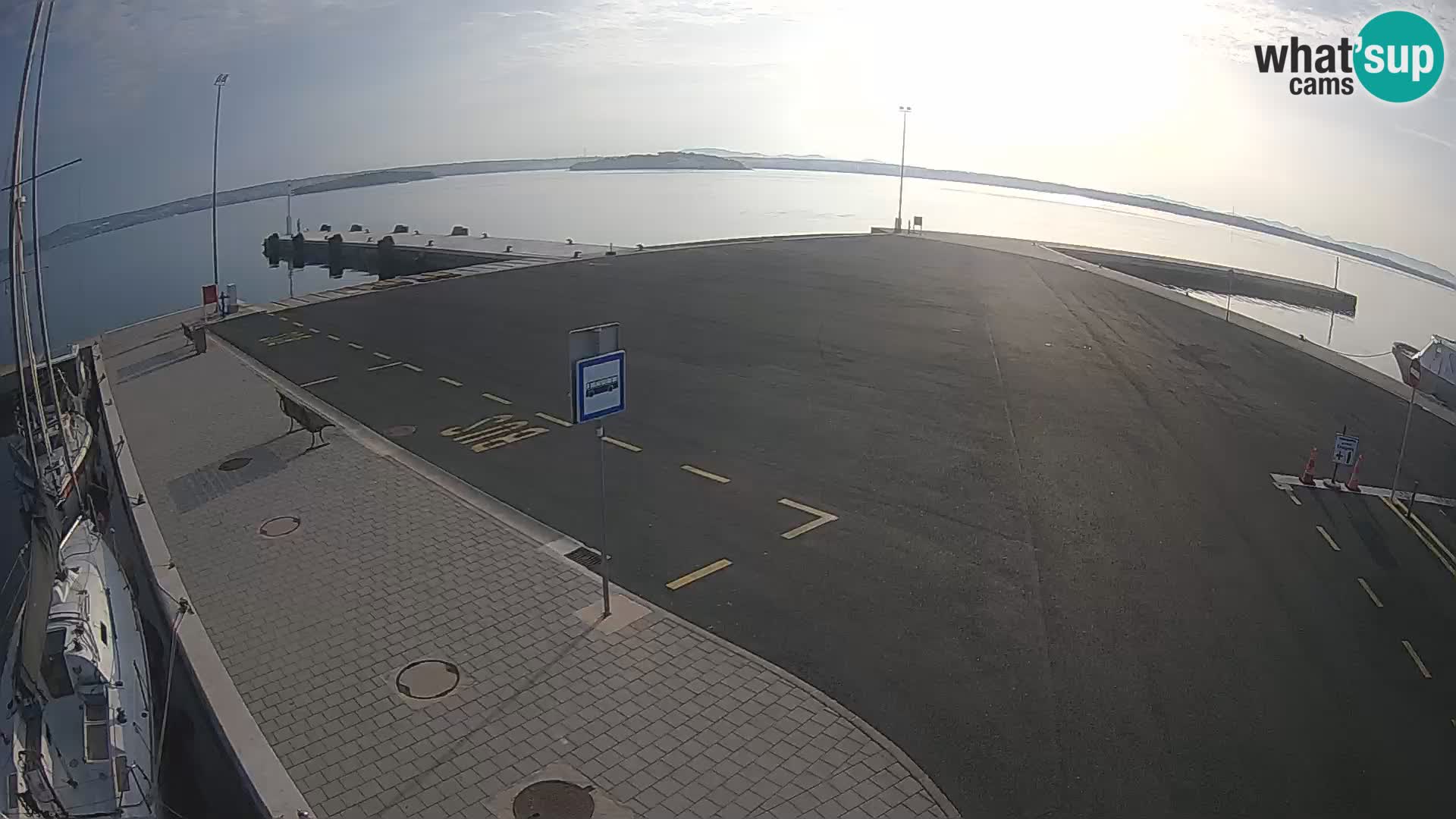 Tkon Live cam – ferry – Dalmatie – Croatie
