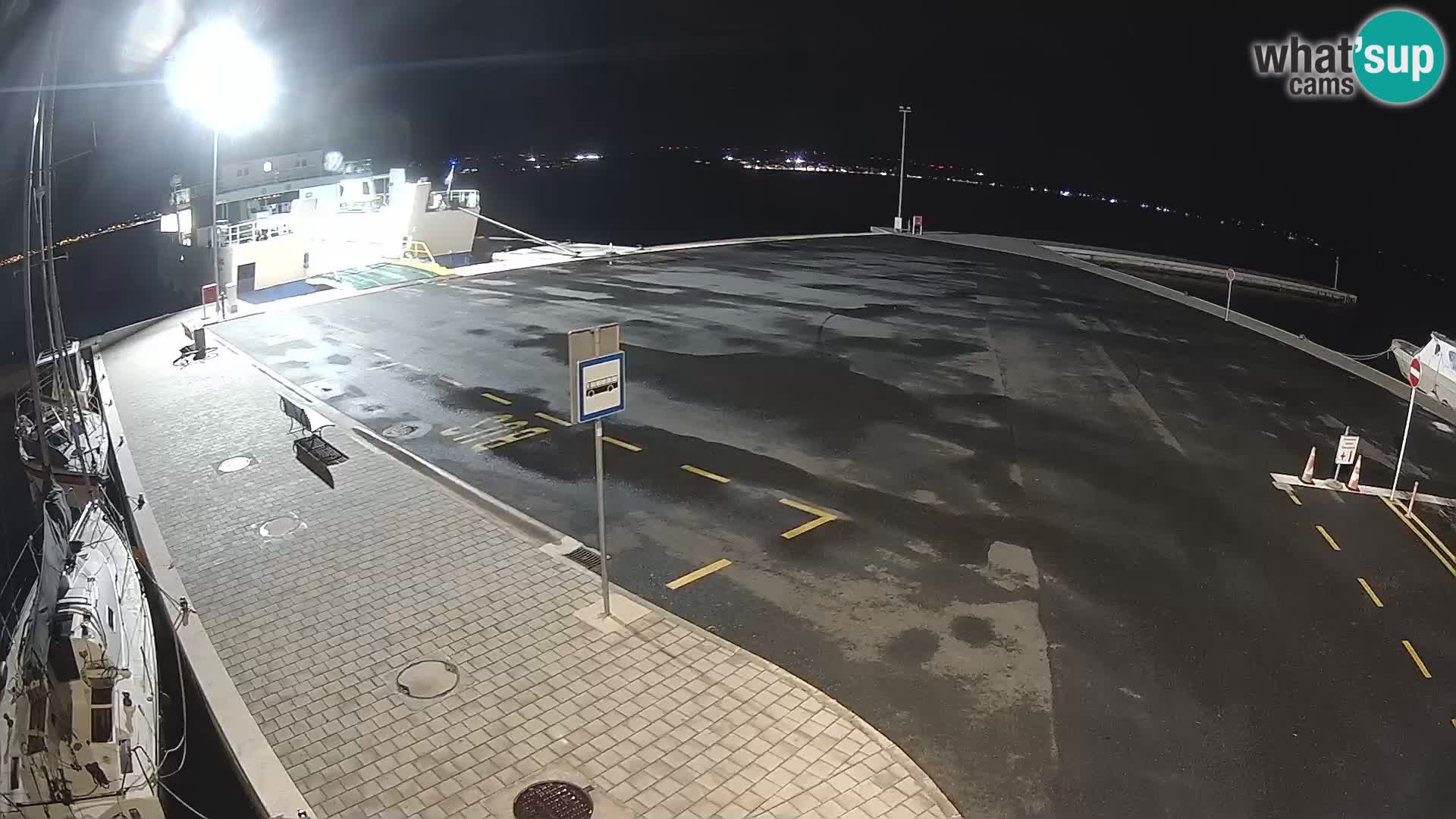 Tkon v živo – trajekt – Dalmacija – Hrvaška