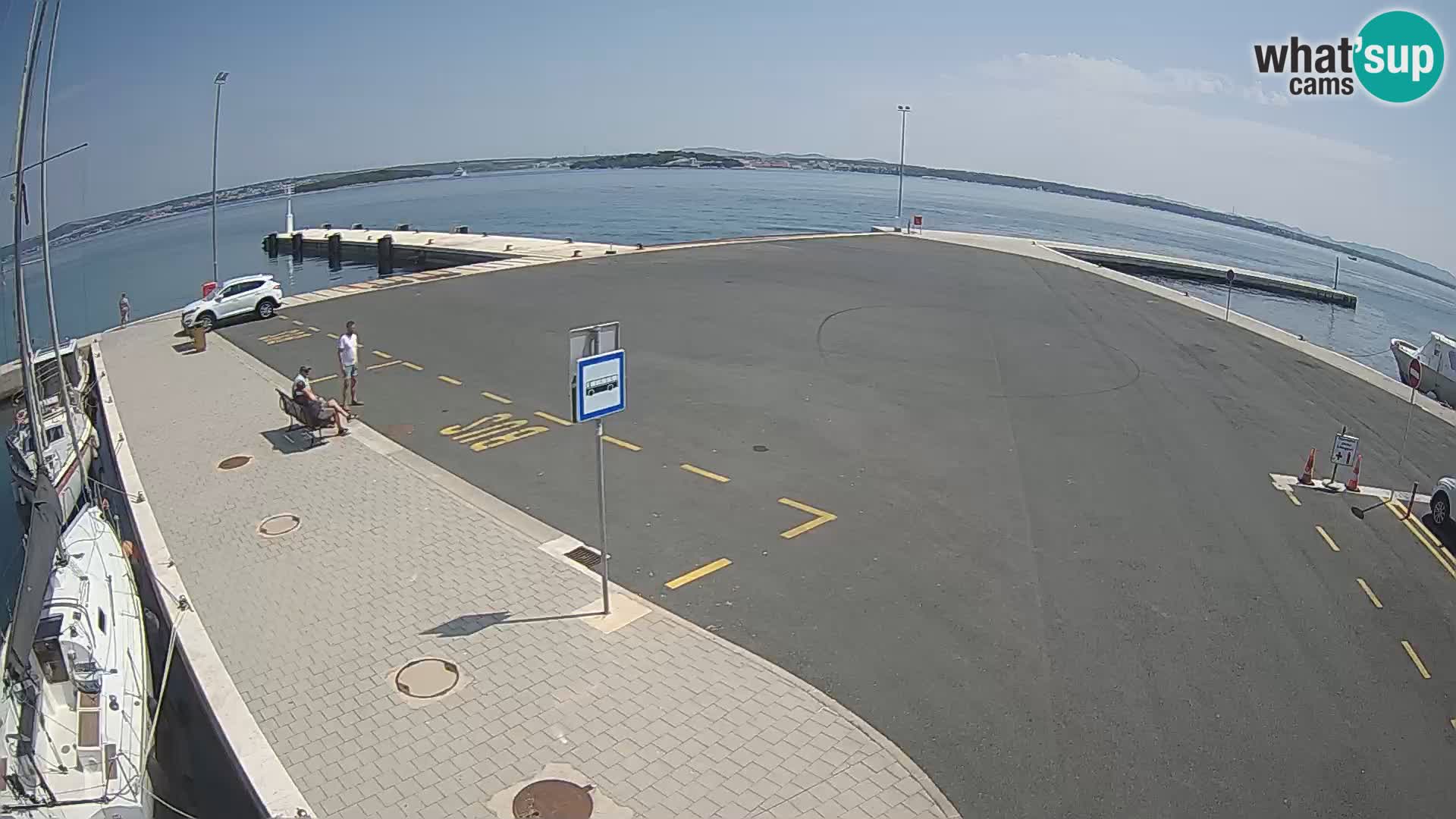 Tkon Live cam – ferry – Dalmatie – Croatie