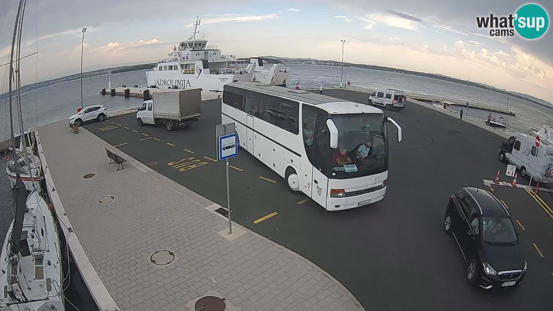 Tkon Live cam – traghetto – Dalmazia – Croazia