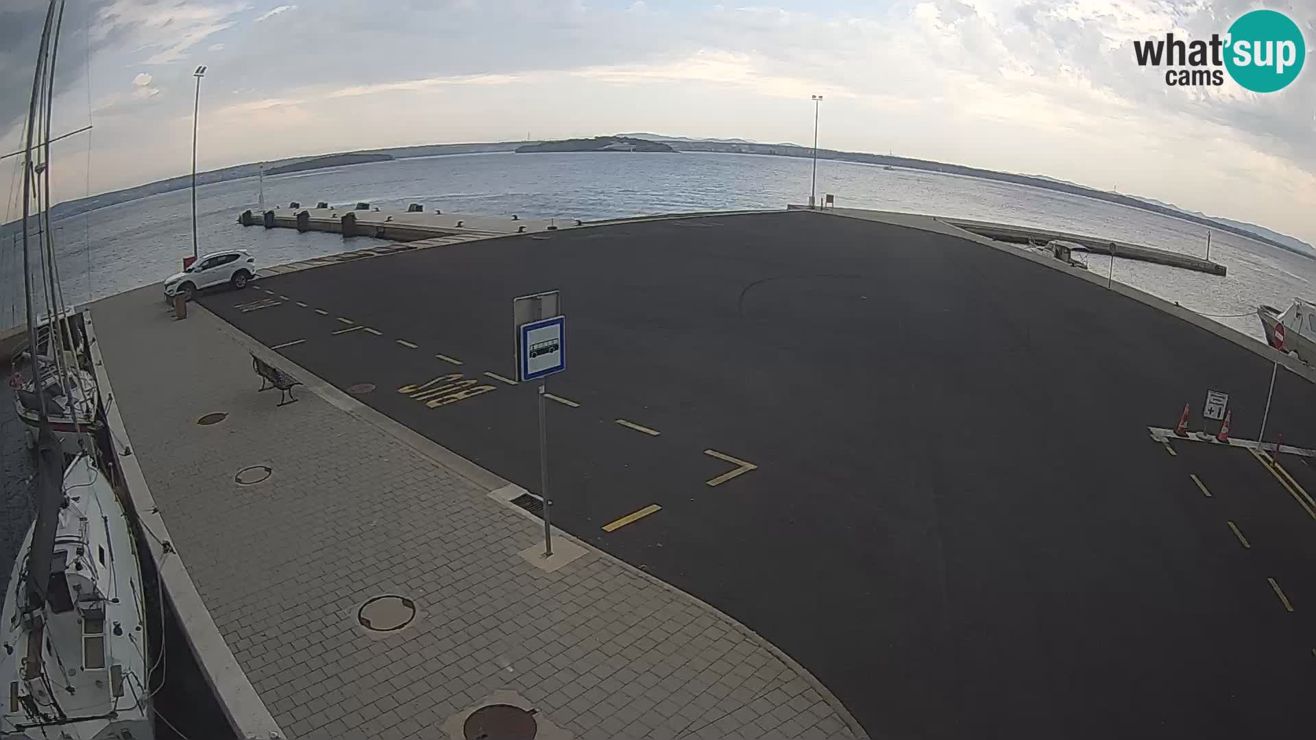 Tkon Live cam – ferry – Dalmatie – Croatie