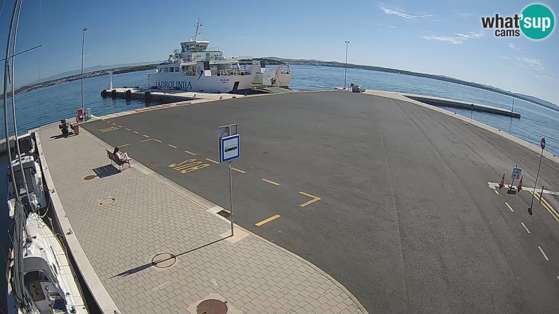 Tkon Live cam – ferry – Dalmatia – Croatia