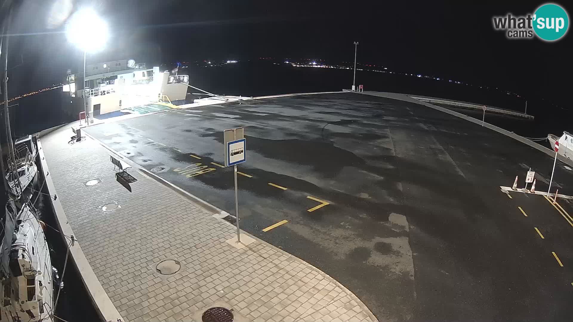 Tkon v živo – trajekt – Dalmacija – Hrvaška