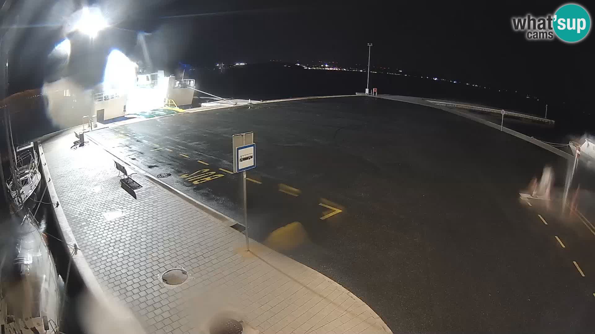 Tkon Live cam – ferry – Dalmatie – Croatie