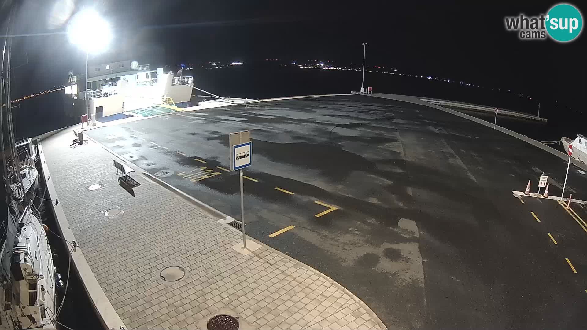 Tkon Live cam – ferry – Dalmatia – Croatia