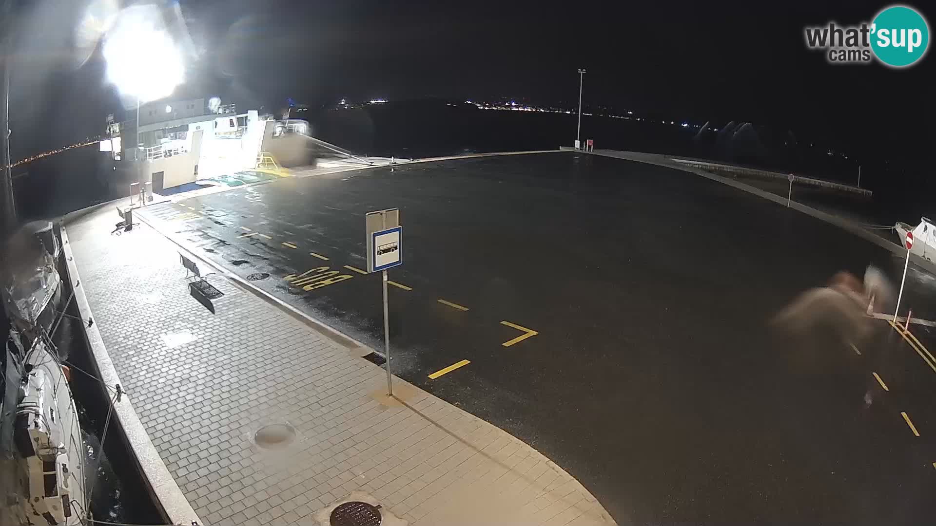 Tkon Live cam – ferry – Dalmatie – Croatie