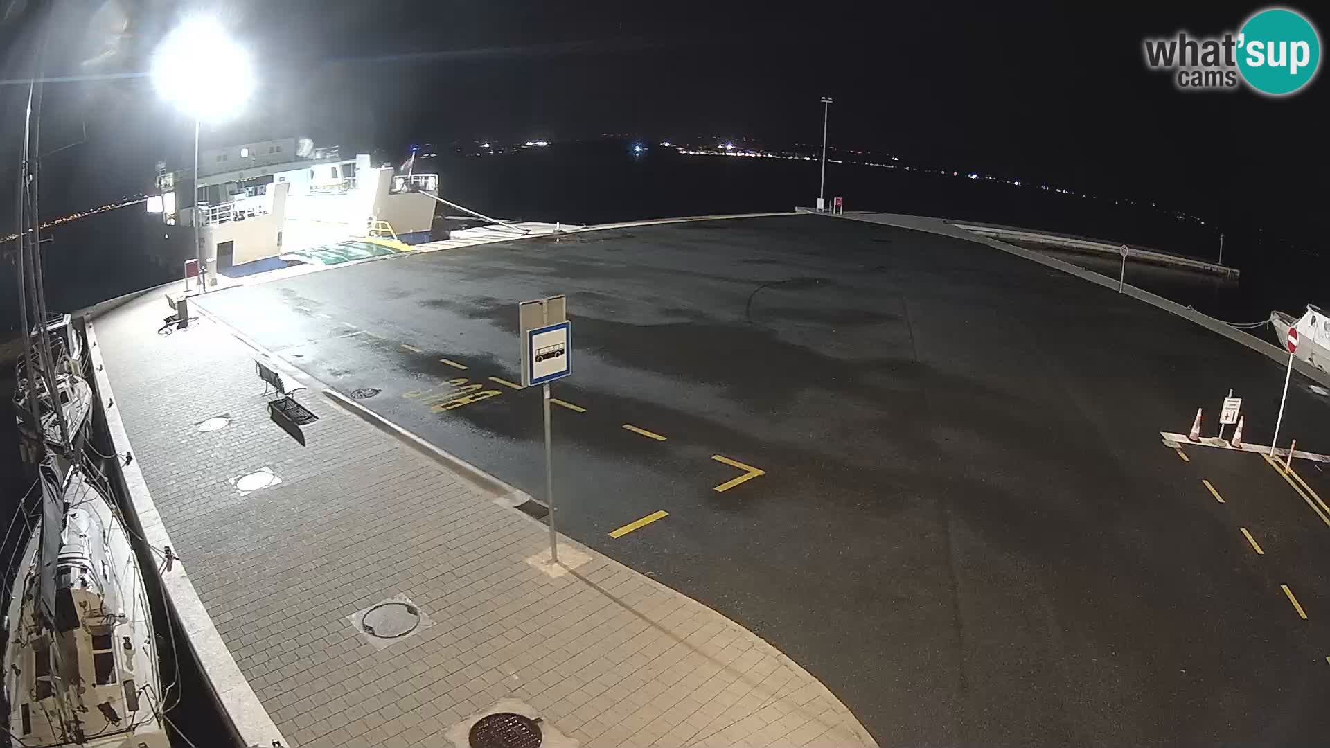 Tkon Live cam – ferry – Dalmatie – Croatie