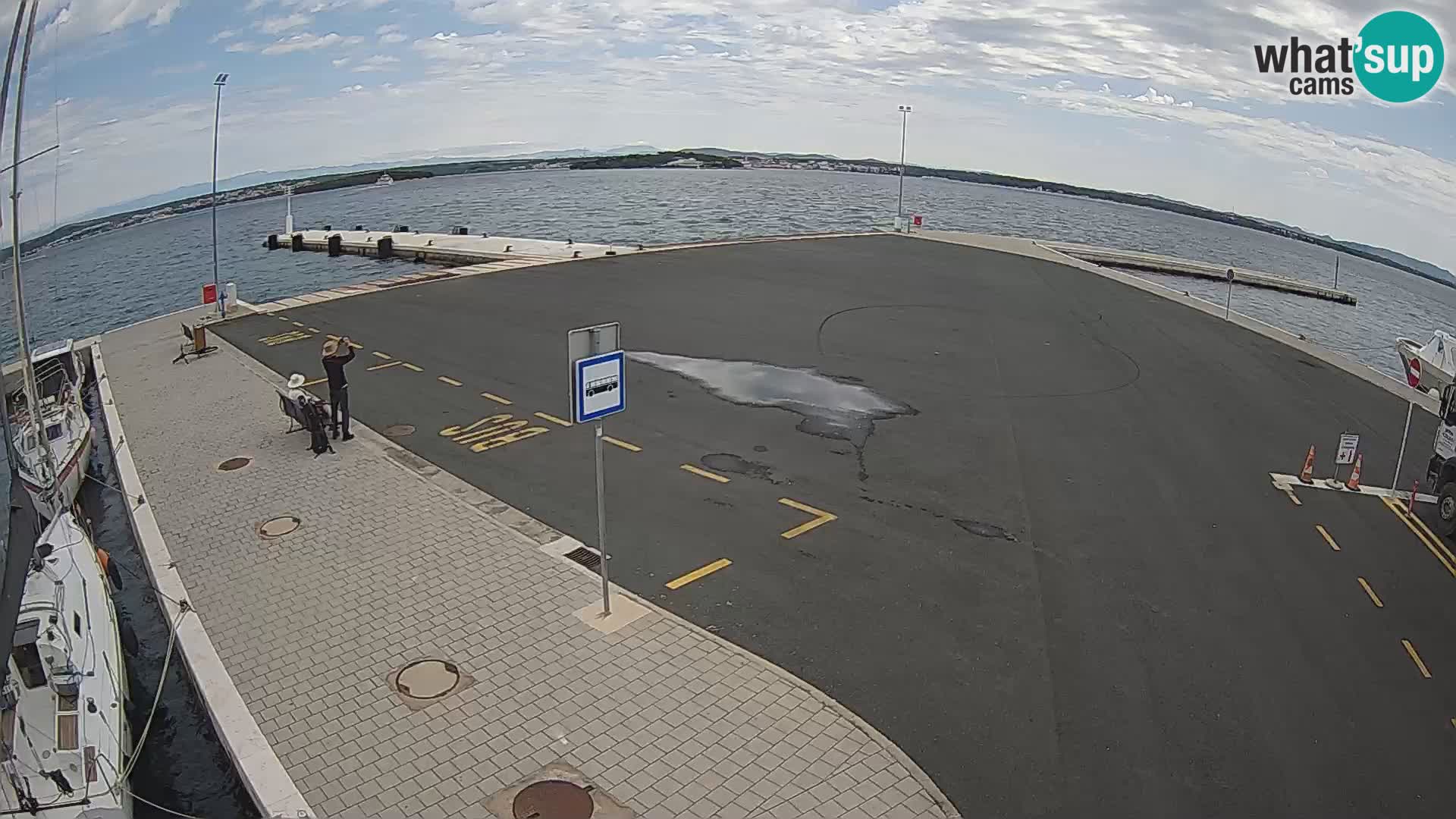 Tkon Live cam – ferry – Dalmatia – Croatia