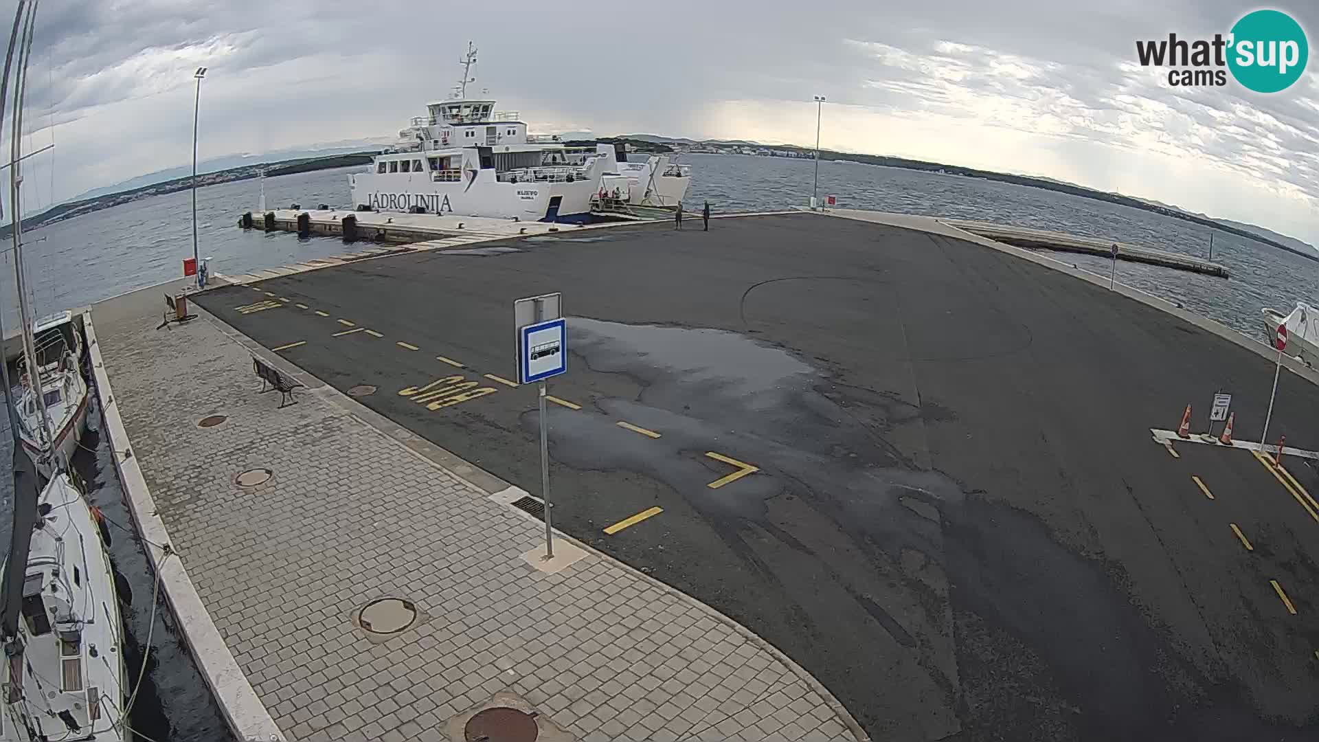 Tkon Live cam – ferry – Dalmatia – Croatia