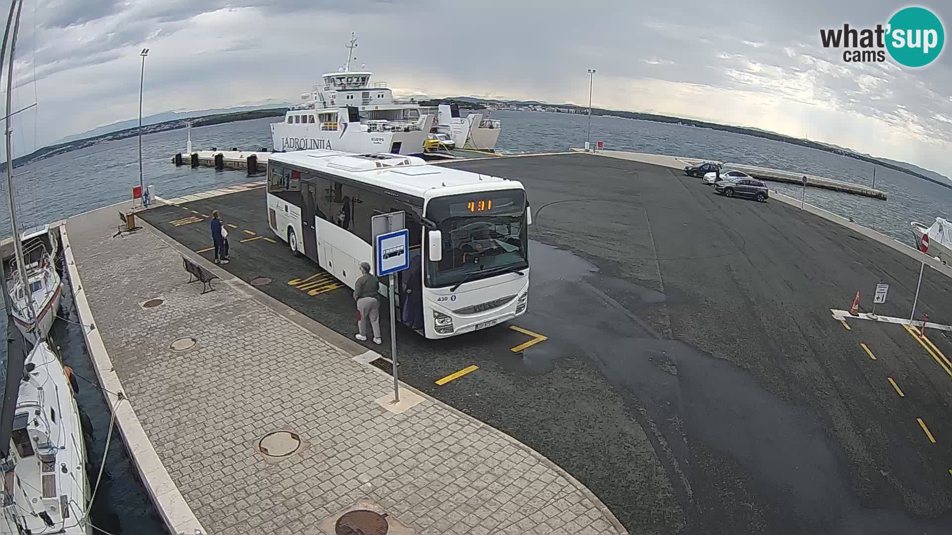Tkon Live cam – ferry – Dalmatia – Croatia