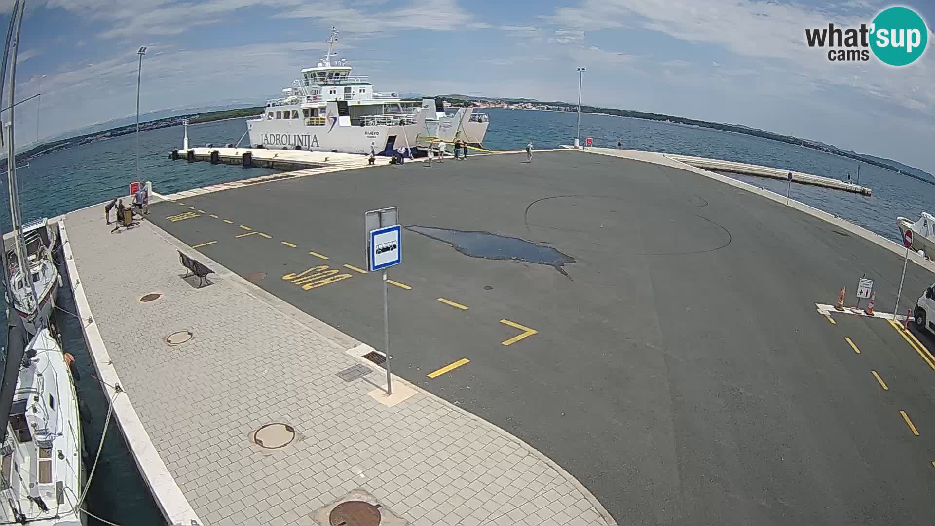 Tkon Live cam – ferry – Dalmatia – Croatia
