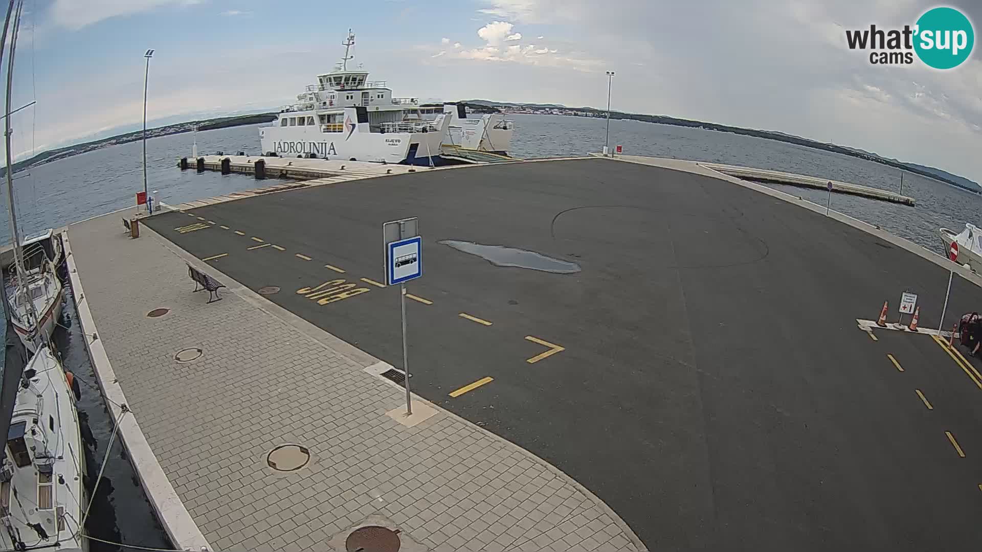 Tkon Live cam – ferry – Dalmatia – Croatia