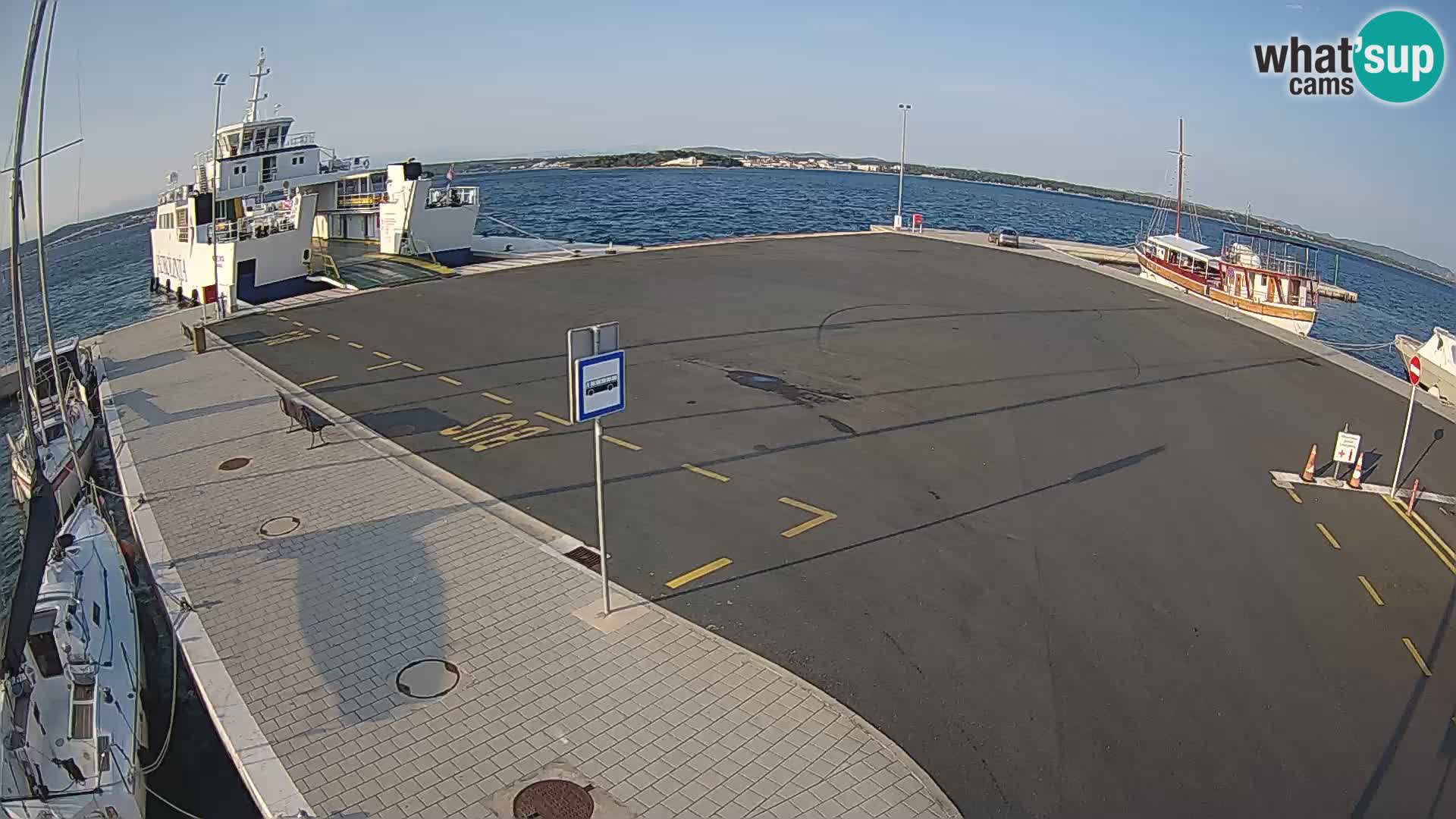 Tkon Live cam – ferry – Dalmatia – Croatia