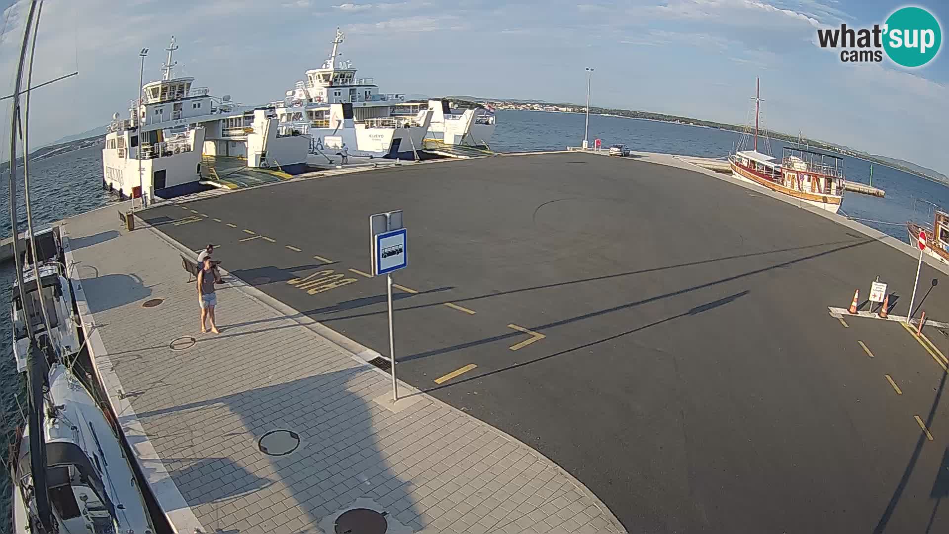 Tkon Live cam – Fähre – Dalmatien – Kroatien