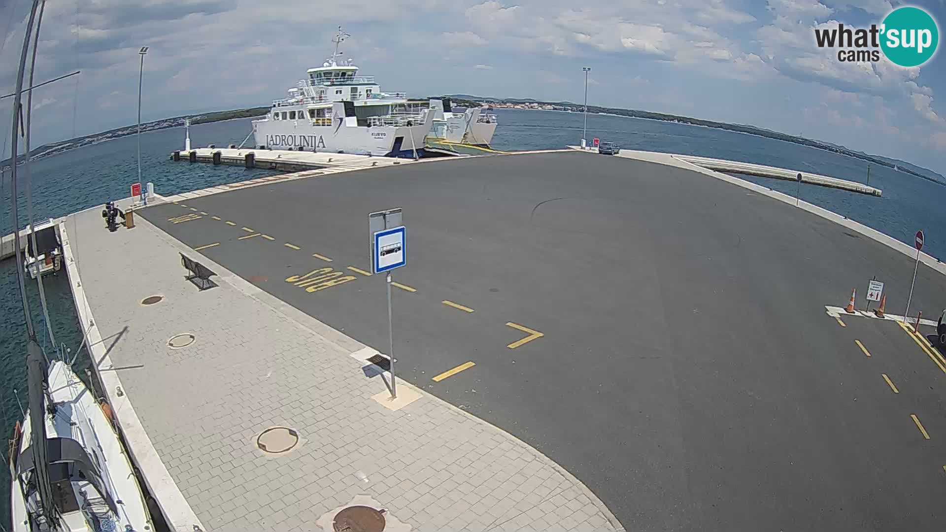 Tkon Live cam – ferry – Dalmatia – Croatia