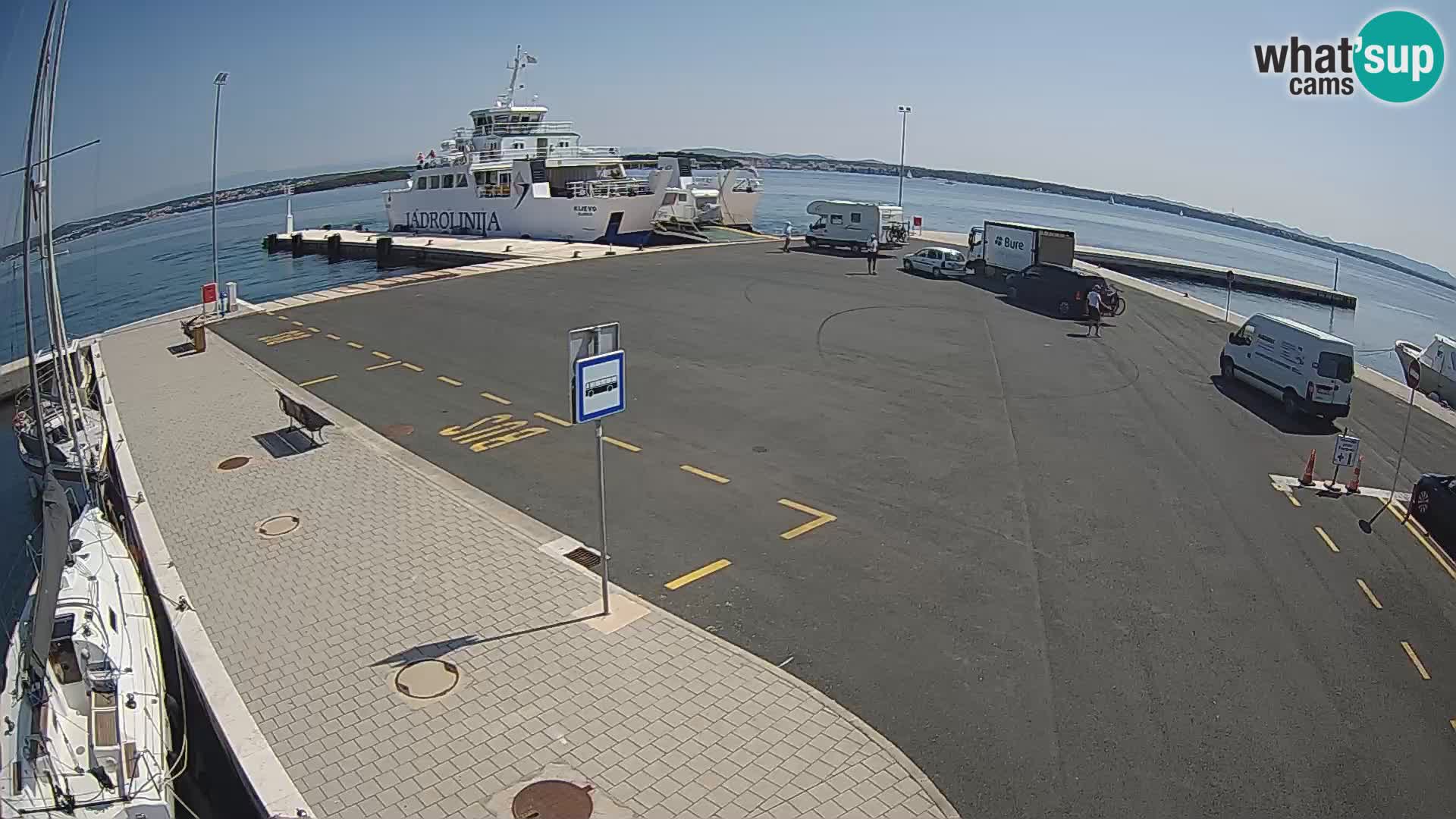 Tkon Live cam – Fähre – Dalmatien – Kroatien