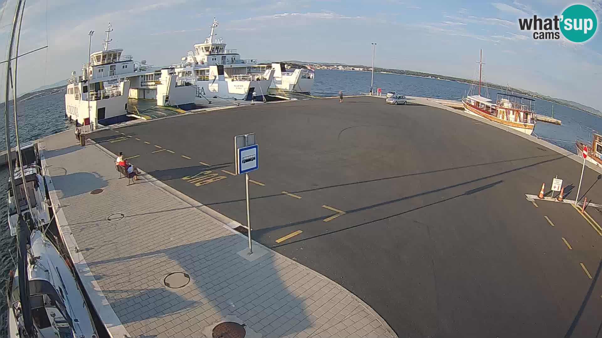 Tkon Live cam – ferry – Dalmatia – Croatia