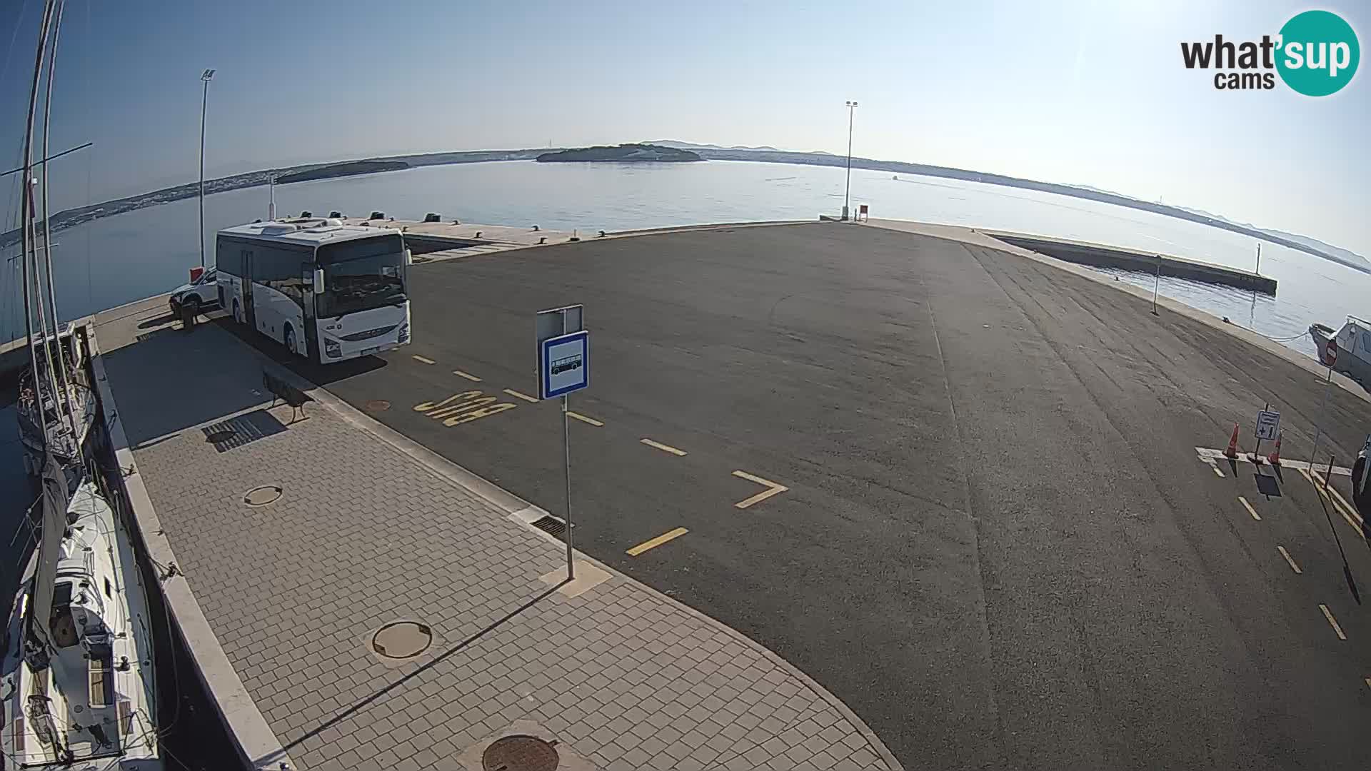 Tkon camera en vivo – Transportar – Dalmacia – Croacia