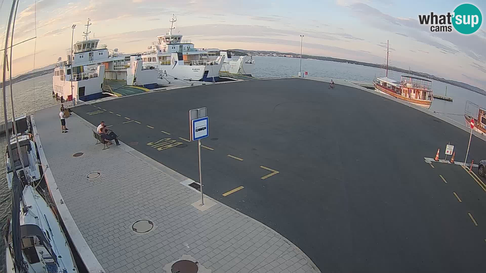 Tkon Live cam – ferry – Dalmatia – Croatia
