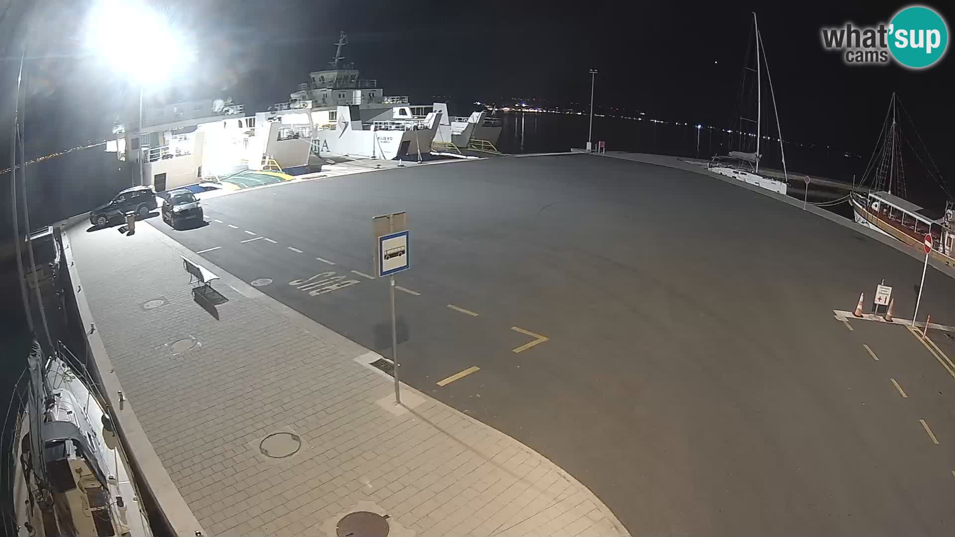 Tkon v živo – trajekt – Dalmacija – Hrvaška