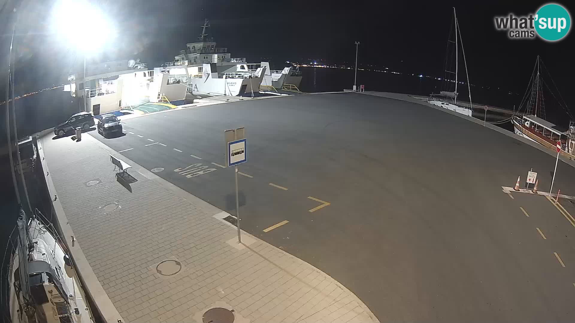 Tkon Live cam – ferry – Dalmatia – Croatia