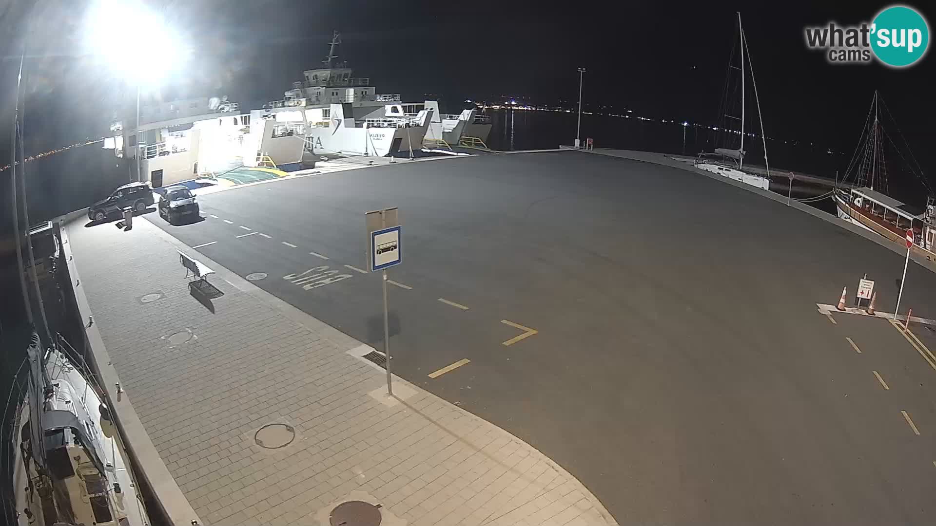 Tkon v živo – trajekt – Dalmacija – Hrvaška