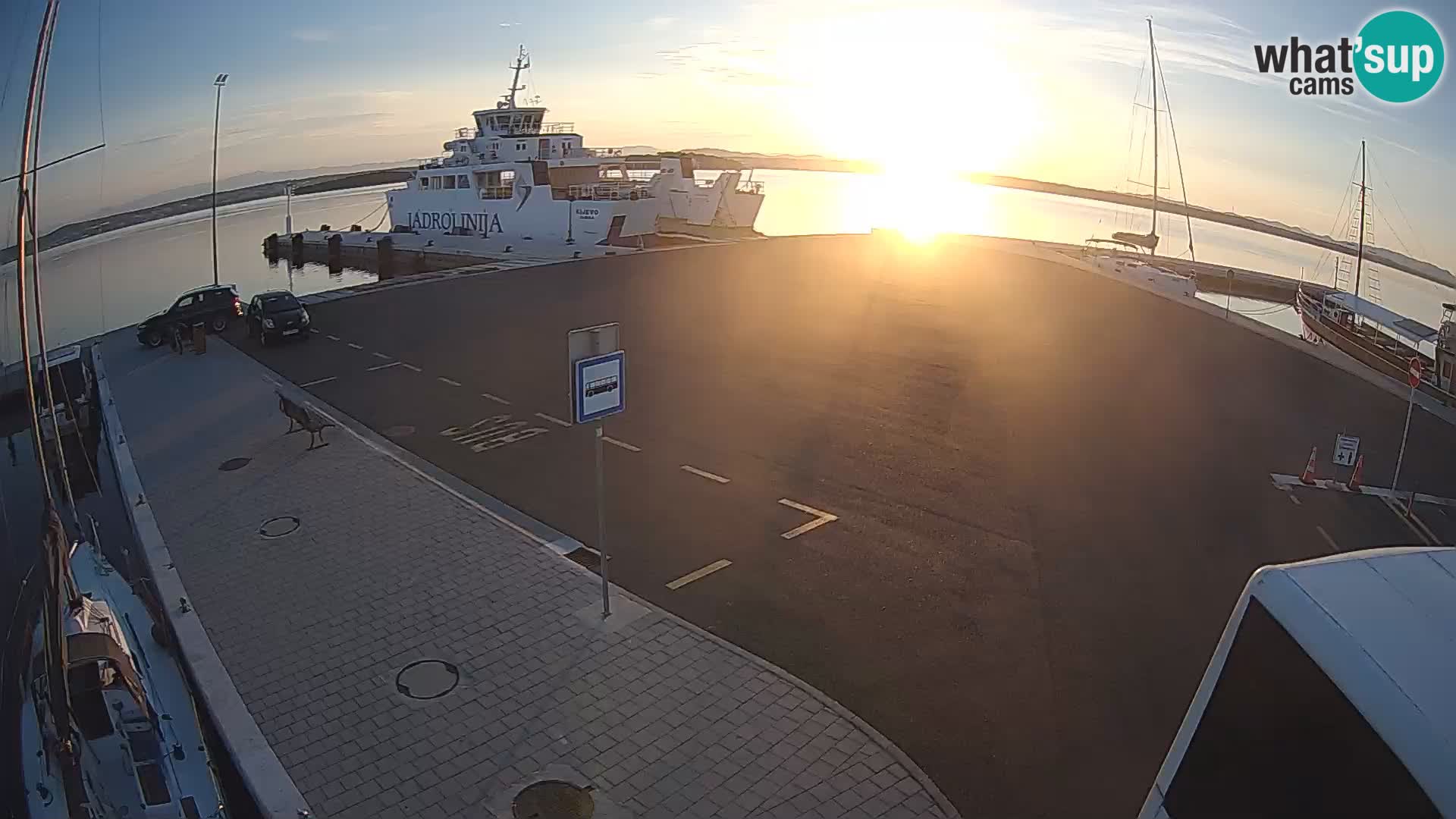 Tkon Live cam – Fähre – Dalmatien – Kroatien