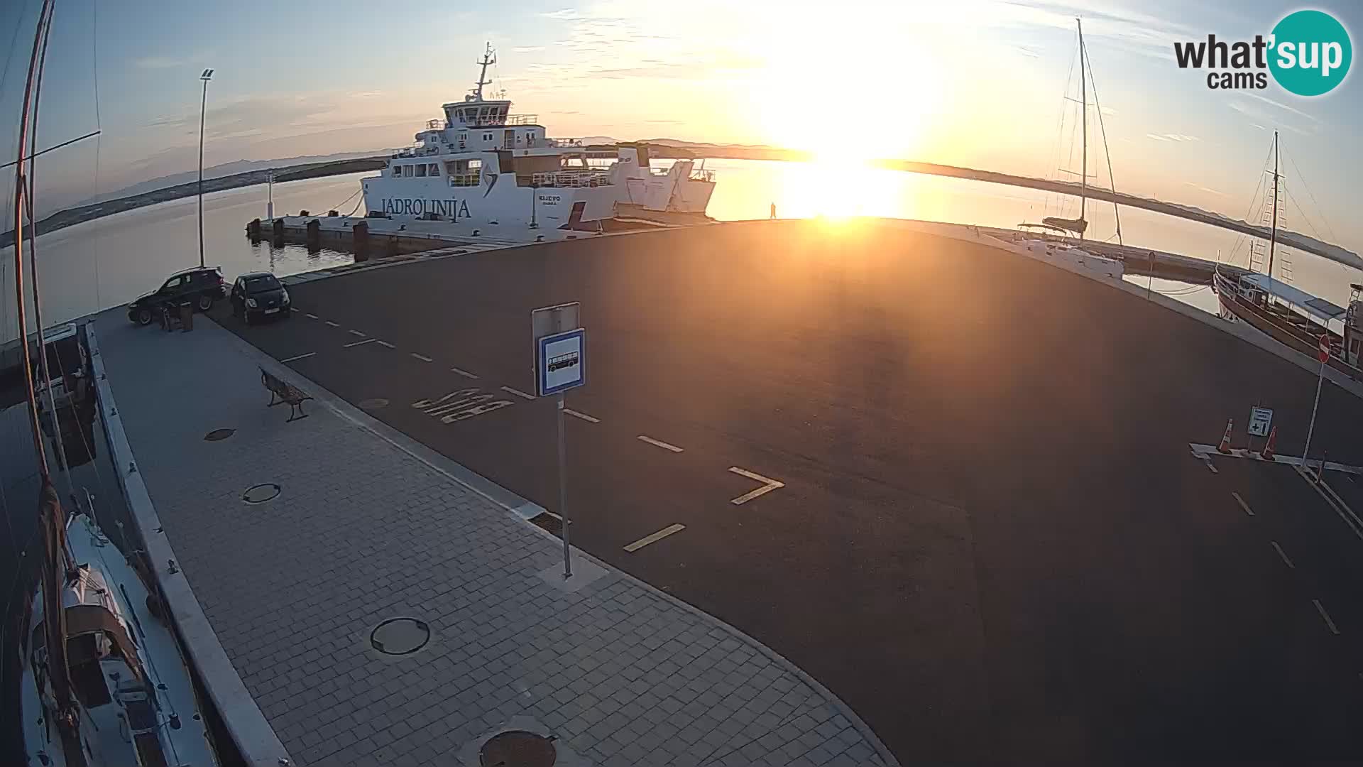 Tkon camera en vivo – Transportar – Dalmacia – Croacia
