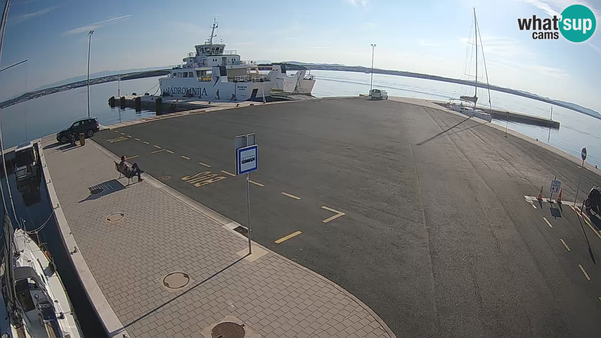 Tkon Live cam – ferry – Dalmatia – Croatia