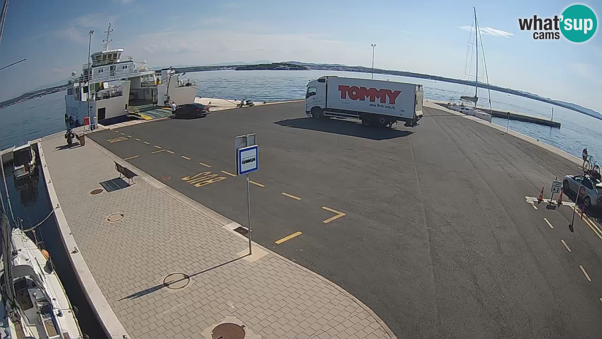 Tkon Live cam – ferry – Dalmatia – Croatia