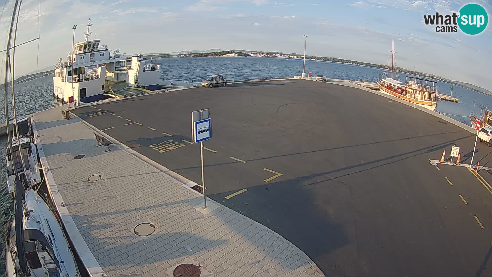 Tkon Live cam – ferry – Dalmatia – Croatia