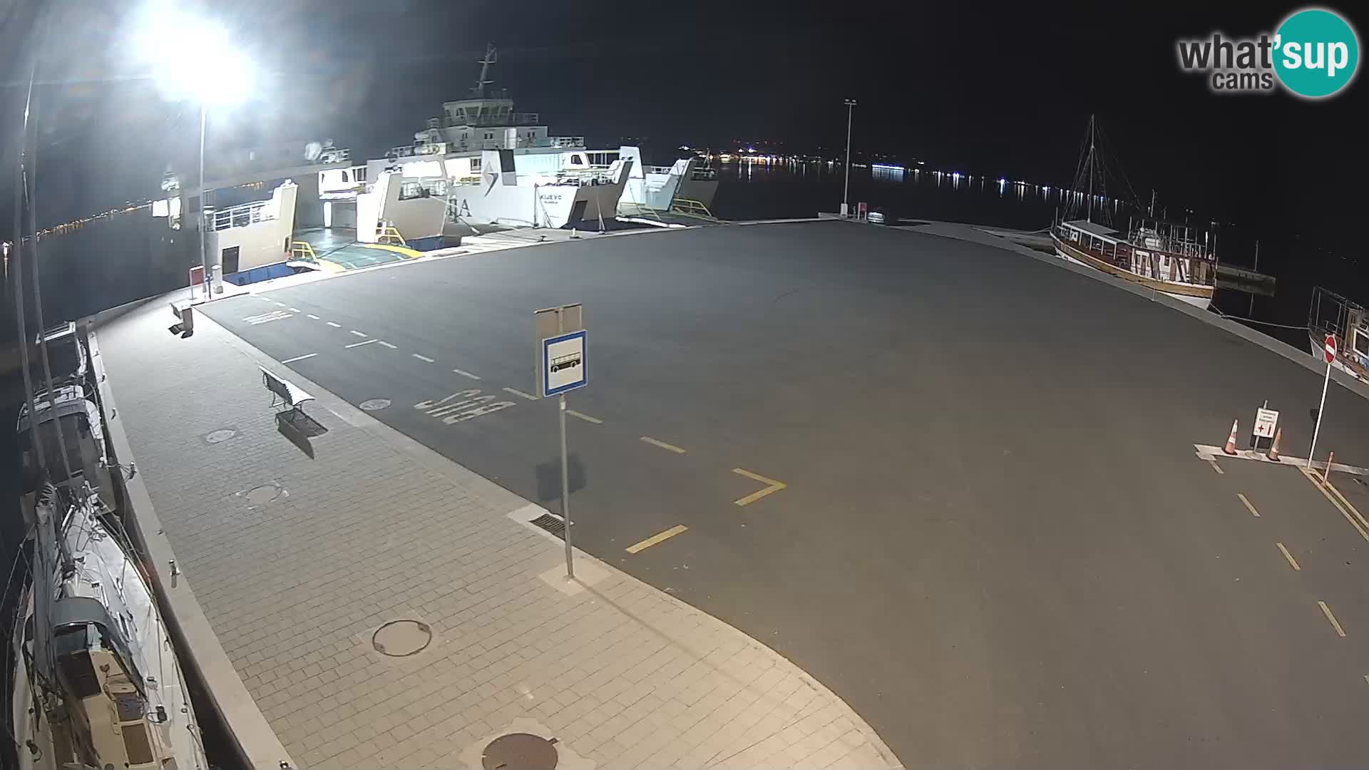 Tkon Live cam – ferry – Dalmatia – Croatia