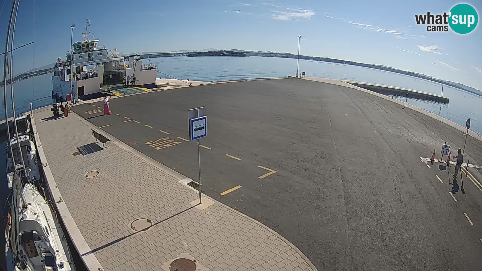 Tkon Live cam – traghetto – Dalmazia – Croazia