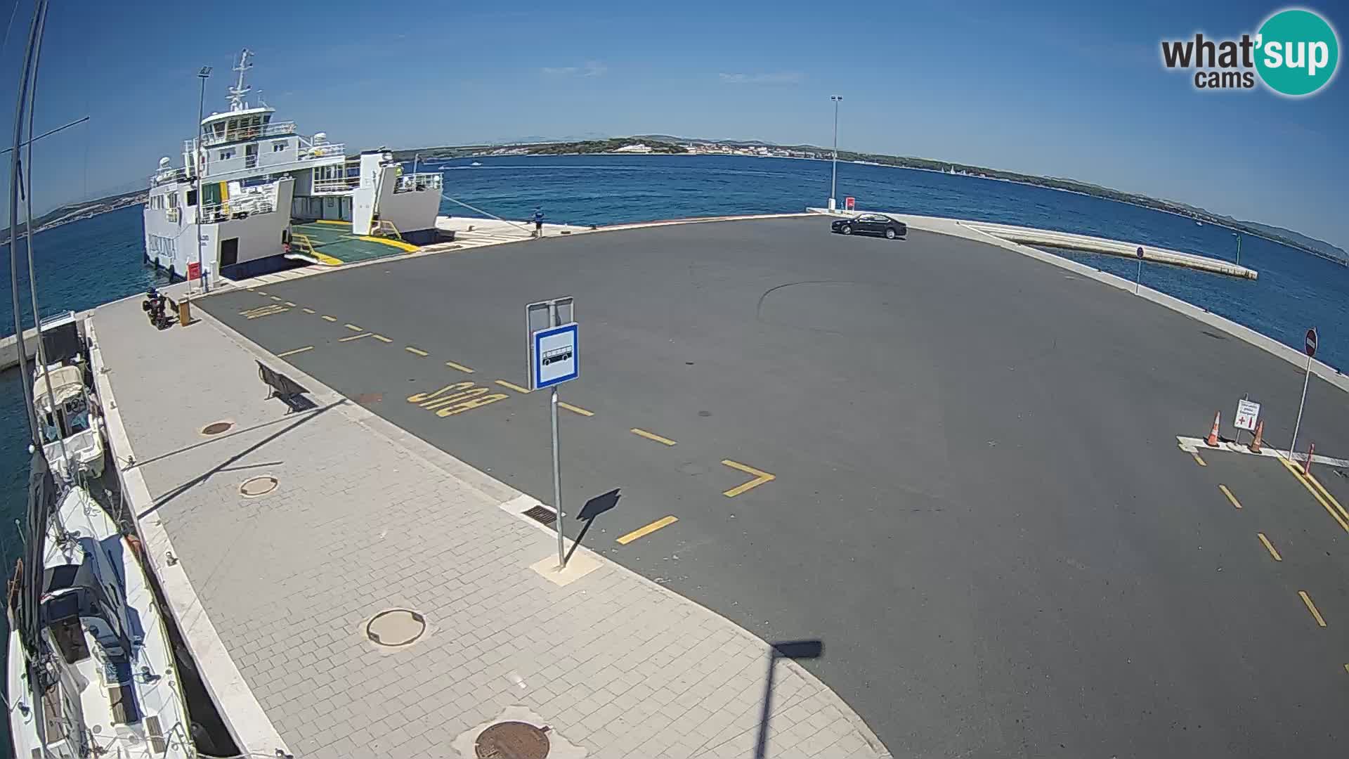 Tkon Live cam – ferry – Dalmatia – Croatia