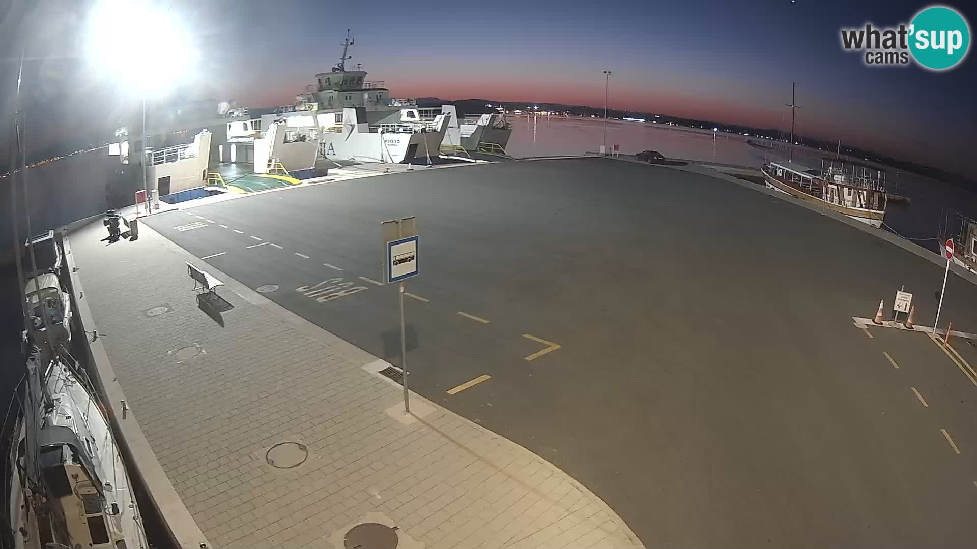 Tkon Live cam – ferry – Dalmatia – Croatia