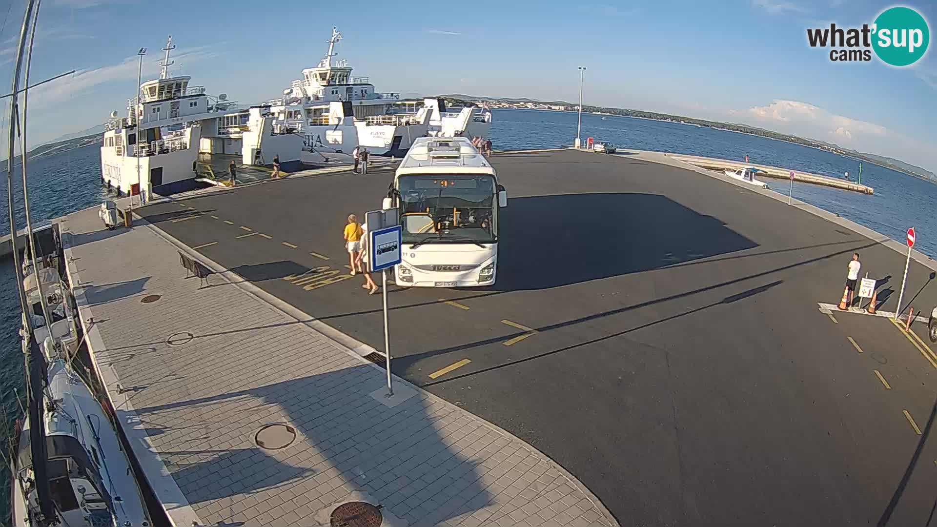 Tkon Live cam – Fähre – Dalmatien – Kroatien