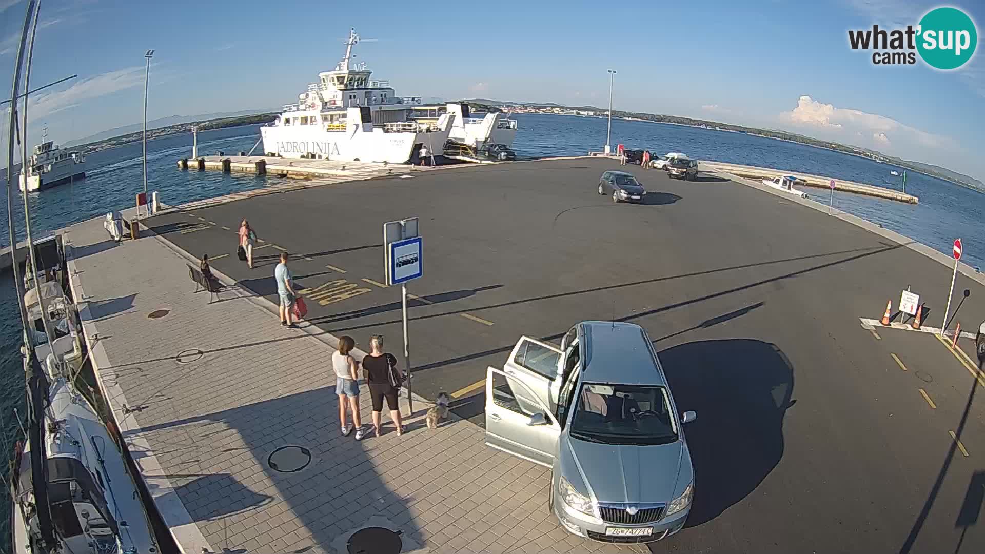 Tkon Live cam – traghetto – Dalmazia – Croazia