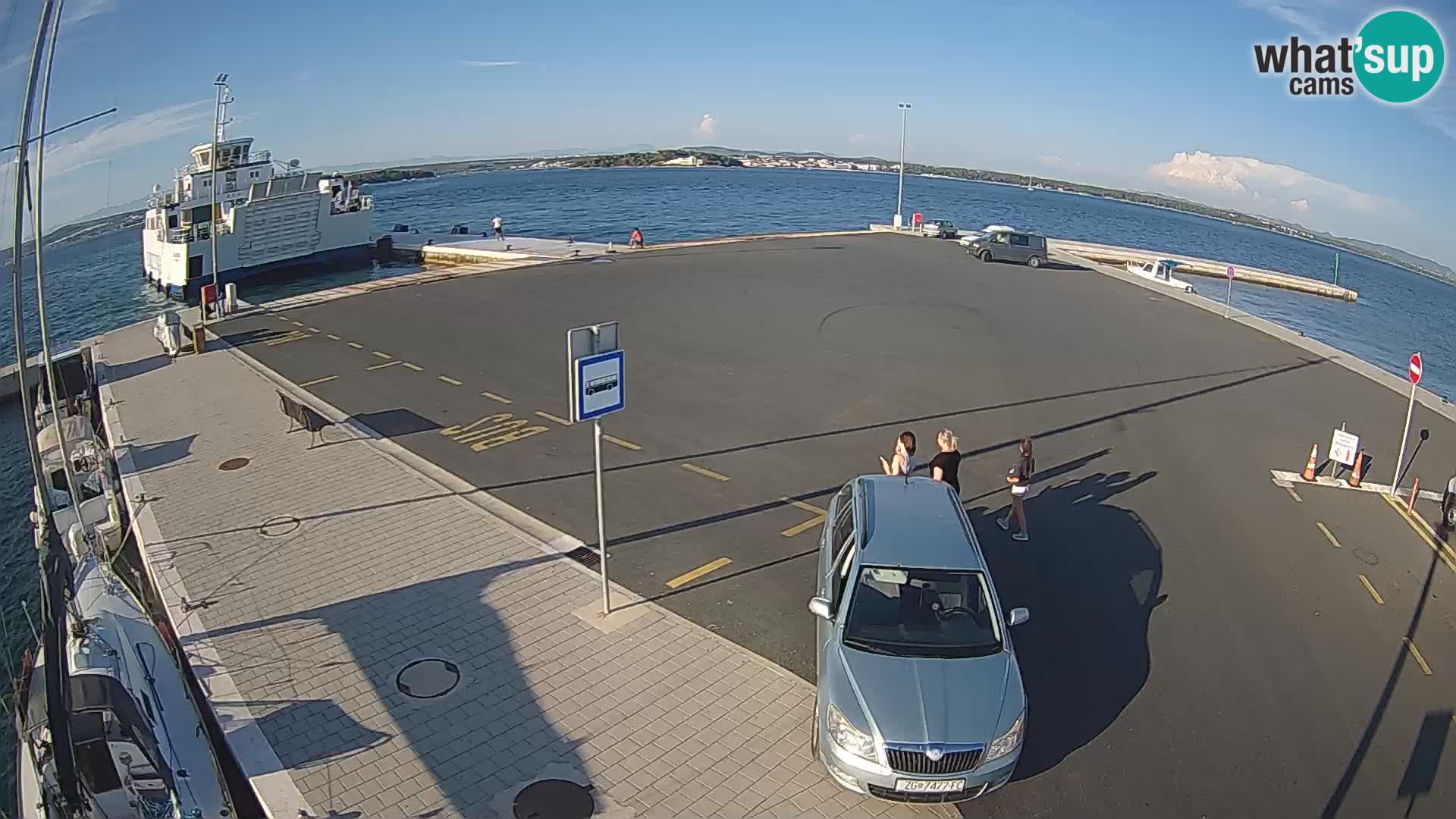 Tkon Live cam – ferry – Dalmatia – Croatia