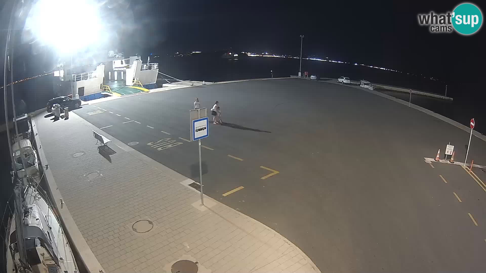 Tkon Live cam – ferry – Dalmatie – Croatie