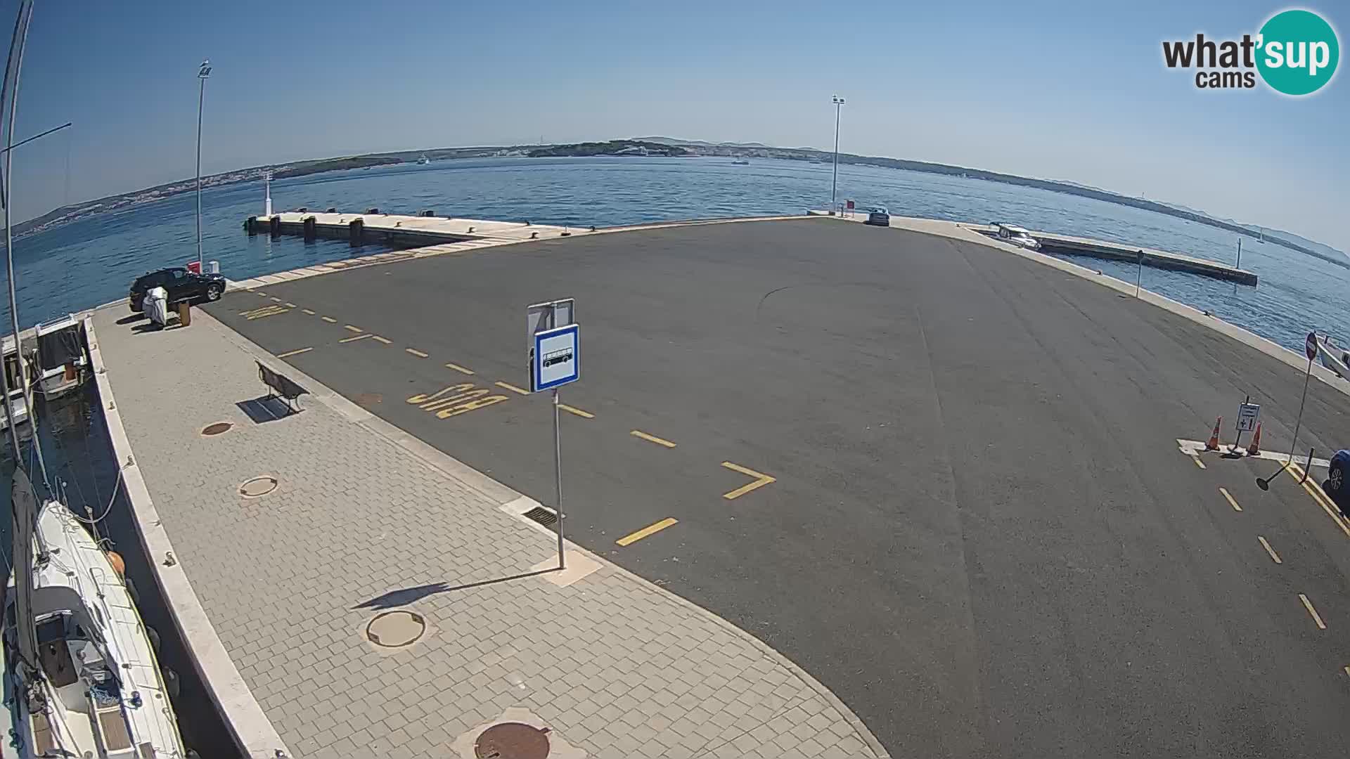 Tkon Live cam – ferry – Dalmatia – Croatia