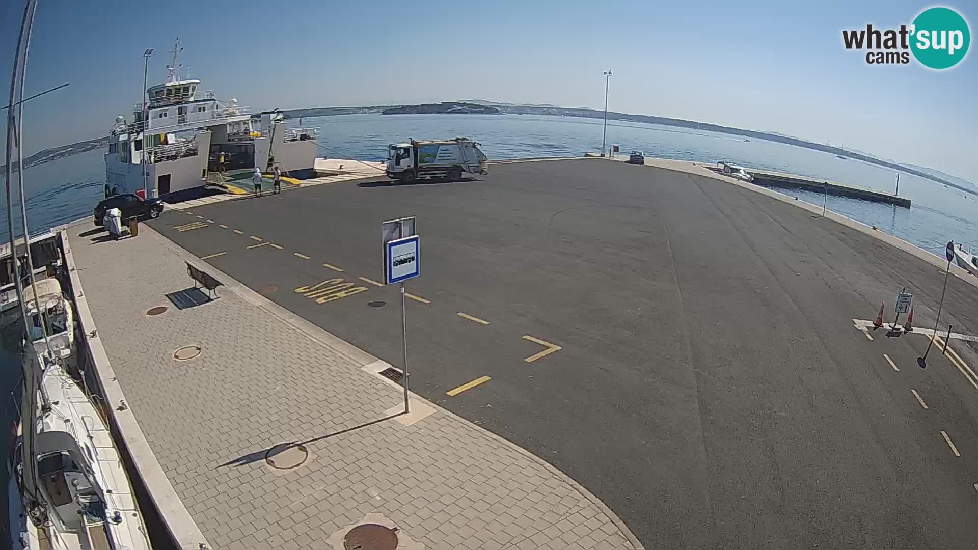 Tkon Live cam – ferry – Dalmatia – Croatia