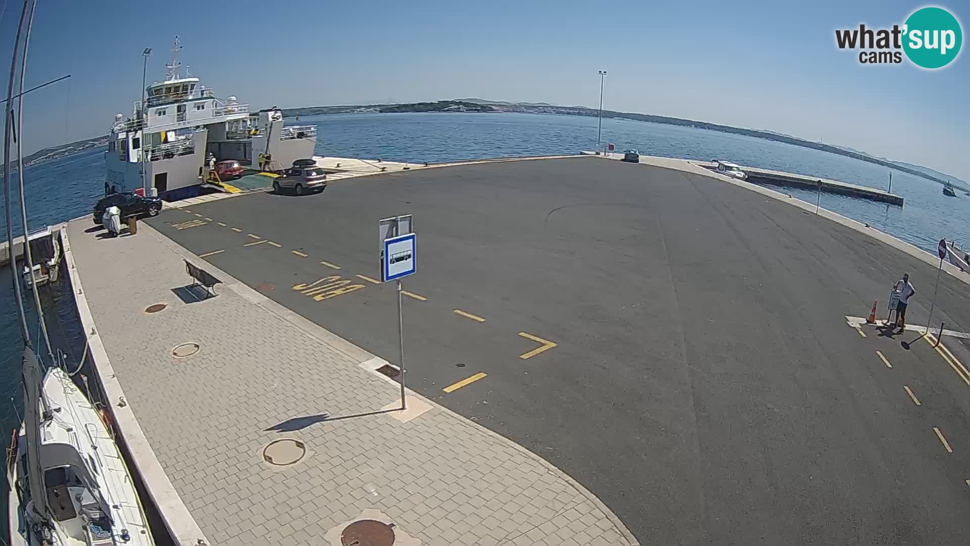 Tkon Live cam – ferry – Dalmatia – Croatia