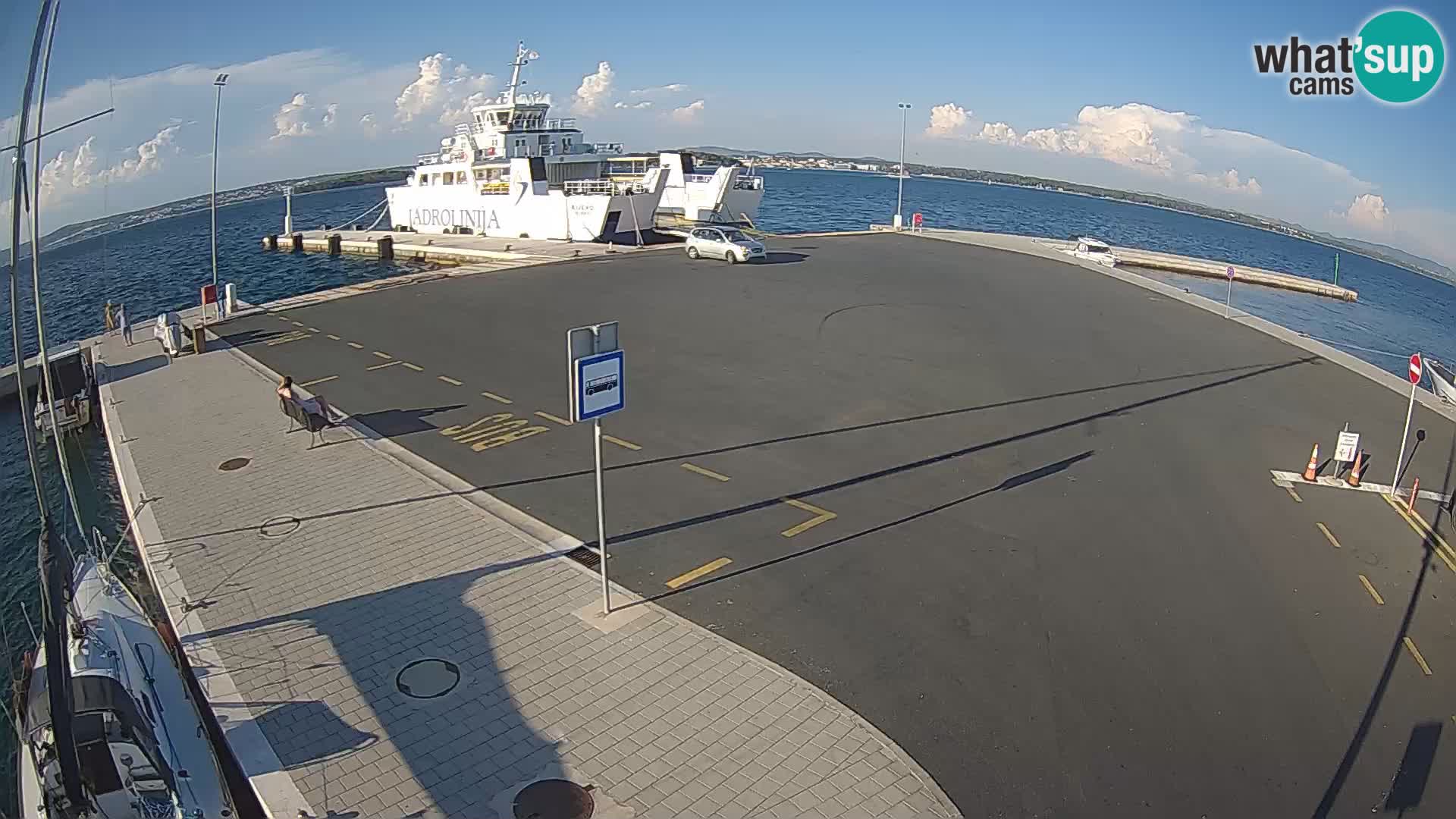 Tkon Live cam – ferry – Dalmatia – Croatia