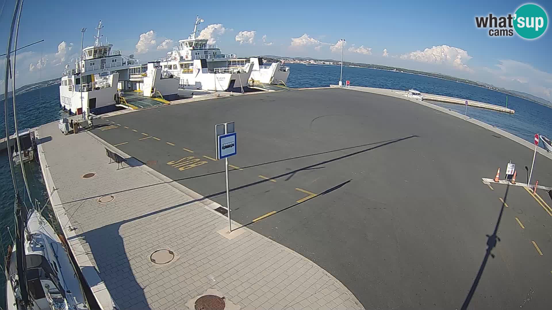 Tkon Live cam – ferry – Dalmatia – Croatia