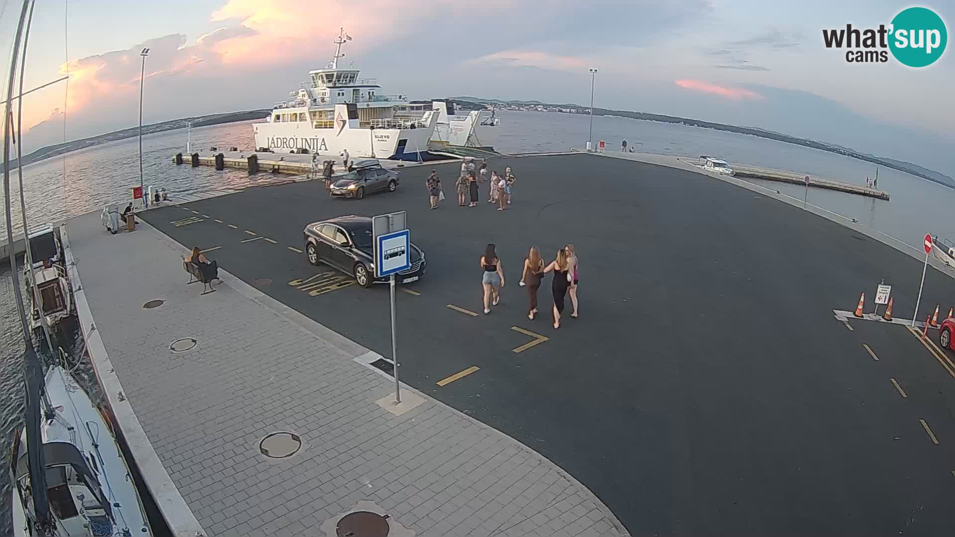 Tkon camera en vivo – Transportar – Dalmacia – Croacia