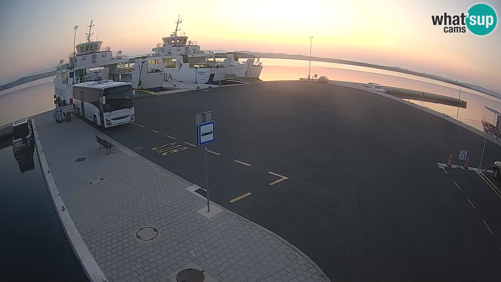 Tkon Live cam – Fähre – Dalmatien – Kroatien