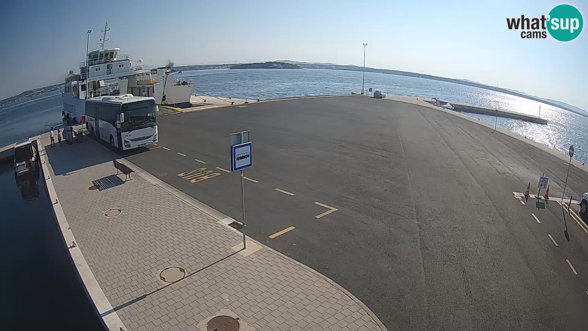 Tkon camera en vivo – Transportar – Dalmacia – Croacia