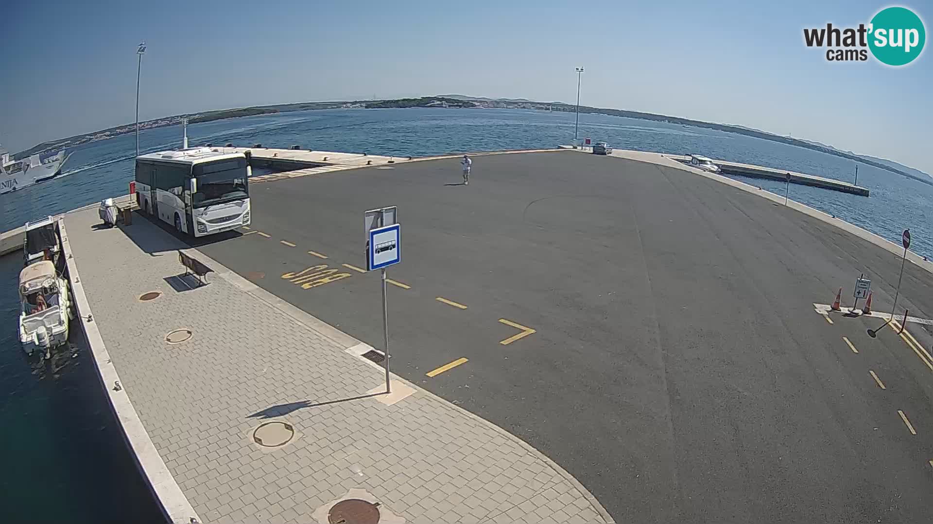 Tkon Live cam – ferry – Dalmatia – Croatia